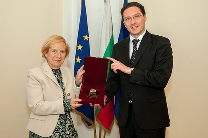 Meeting of Minister Mitov with Ambassador Ries on the occasion of her final departure from Bulgaria