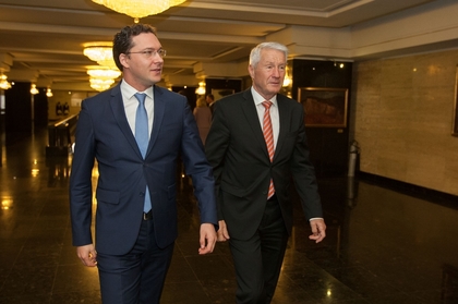 Minister Mitov and Thorbjørn Jagland discussed Bulgaria's Chairmanship of the Committee of Ministers of the Council of Europe