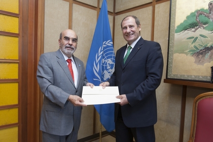 Ambassador Petyo Petev presented his credentials as Permanent Representative of the Republic of Bulgaria to FAO, Rome
