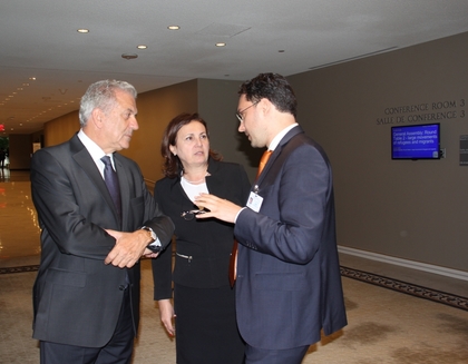 Migrant wave and protection of EU’s external borders top the agenda of meetings of Minister Mitov in New York 