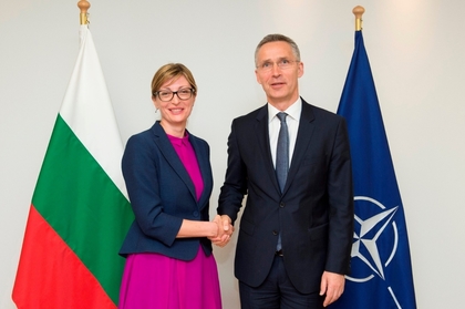 Deputy Prime Minister Ekaterina Zaharieva met with NATO Secretary General Jens Stoltenberg