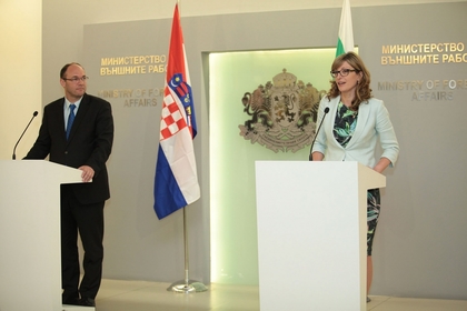 Bulgaria and Croatia share common ideas, principles and positions in the EU and NATO