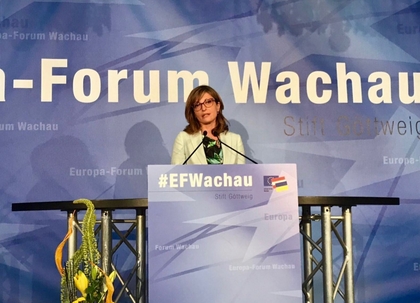Еkaterina Zaharieva at the European Forum Wachau: European leaders need to work on a daily basis to restore the citizens' trust in the institutions