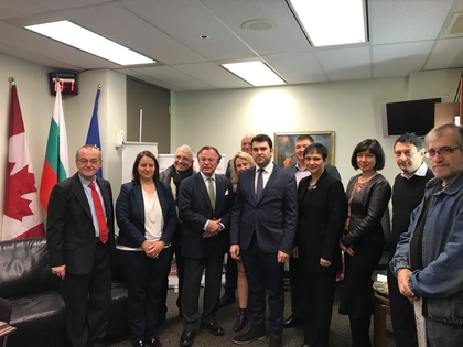 Georg Georgiev: ‘I will work actively for the promotion of Bulgarian goods and services in Canada.’