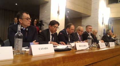 Yuri Sterk takes part in the International Conference against anti-Semitism in Rome