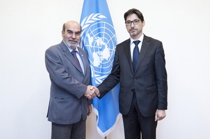 Yuri Sterk meets with FAO Director-General José Graziano da Silva