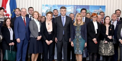 Bulgarian Presidency of the Council of the EU priorities presented at a working meeting with the Croatian government in Zagreb