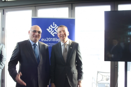 Ambassador Emil Yalnazov presents in Riga the priorities of the Bulgarian Presidency of the Council of the EU