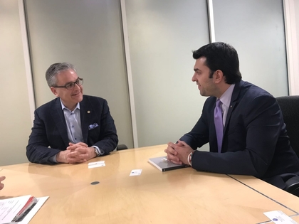 George Georgiev and Chicago Deputy Mayor mull possibility for direct Sofia-to-Chicago air link