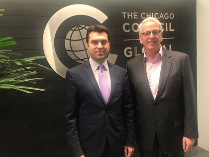 George Georgiev meets in US with the President of the Chicago Council on Global Affairs and the regional leadership of the American Jewish Committee