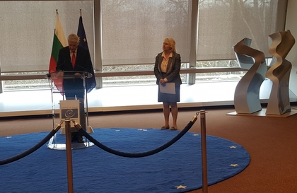 The 3rd of March reception at Council of Europe building in Strasbourg