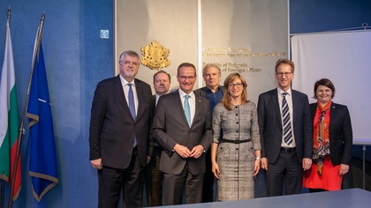 Ekaterina Zaharieva Receives Bundestag Members