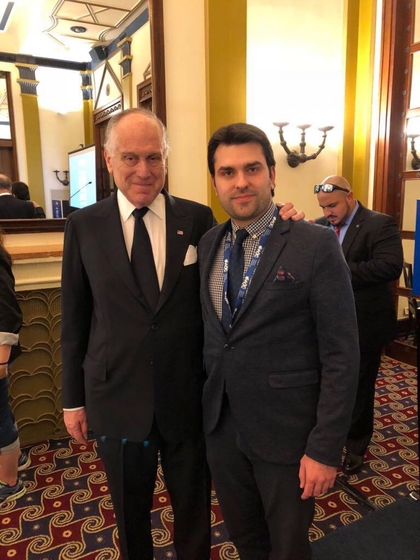 Deputy Minister Georgiev talks with the President of the World Jewish Congress in Israel