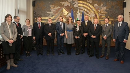 Ekaterina Zaharieva entertained a parliamentary delegation from the Republic of Macedonia