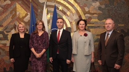 Ekaterina Zaharieva hosted MPs from the European Affairs Committee of the National Assembly of the Republic of Macedonia