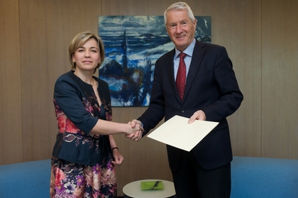 Постоянният представител на Р България към Съвета на Европа връчи акредитивните си писма на Генералния секретар Торбьорн Ягланд