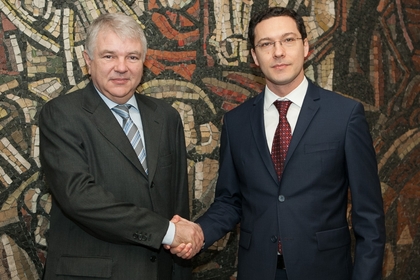 Среща на министър Даниел Митов с руския зам.-външен министър Алексей Мешков
