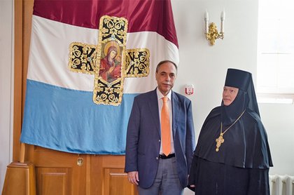 Посланик Бойко Коцев посети Иверския манастир в Самара