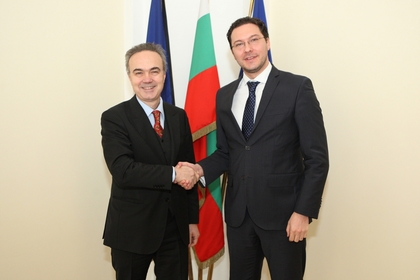 Среща на министър Даниел Митов с новоназначения посланик на Италия