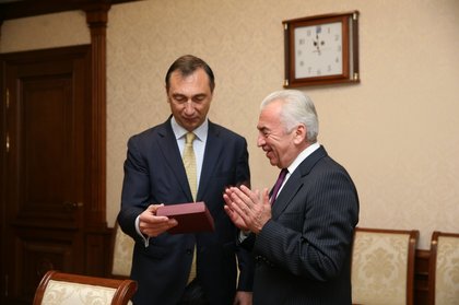 Ambassador Panov held a official meeting with the Chairman of The Legislative Assembly of Saint Petersburg 