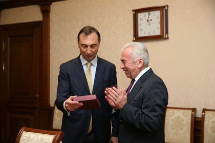 Ambassador Panov held a official meeting with the Chairman of The Legislative Assembly of Saint Petersburg