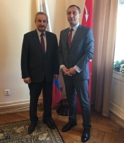 Ambassador Panov held a meeting with the Chairman of the Committee for the development of business and consumer market of Saint Petersburg