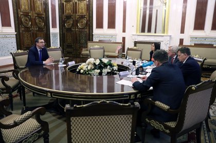 Среща с председателя на Законодателното събрание на Санкт Петербург В.С.МАКАРОВ