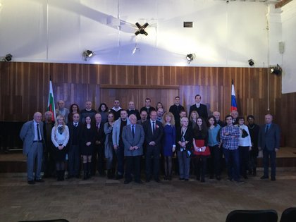 Визит посла Б. Коцева в ОИЯИ в Дубне