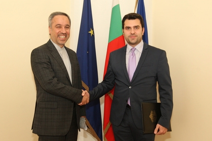 Георг Георгиев: България и Иран ще работят активно за задълбочаване на търговско-икономическите връзки