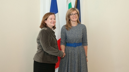 Вицепремиерът Екатерина Захариева прие френския министър по европейските въпроси