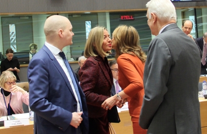 Външните министри от ЕС обсъдиха Молдова, Близкоизточния мирен процес и ситуацията във Венецуела