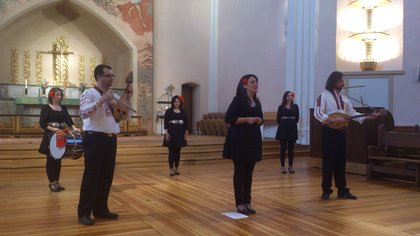 The Bulgarian female quartet "Vaya" gave its concert in "Sofia" church in Stockholm.