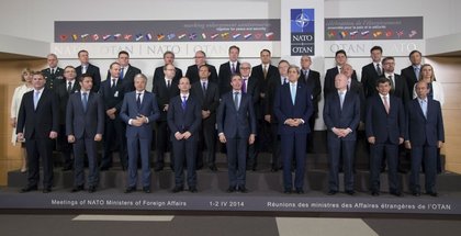 The NATO Foreign Ministers discussed the crisis in Ukraine and the future of partnerships during the first day of their meeting in Brussels 