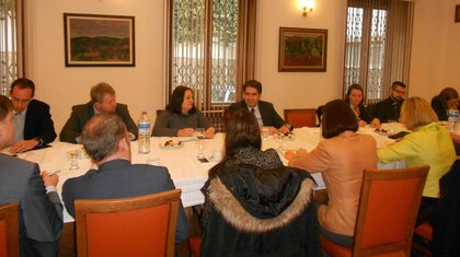 Meeting of diplomats with Şaban Kardaş, President of the Center for Middle Eastern Strategic Studies (ORSAM)