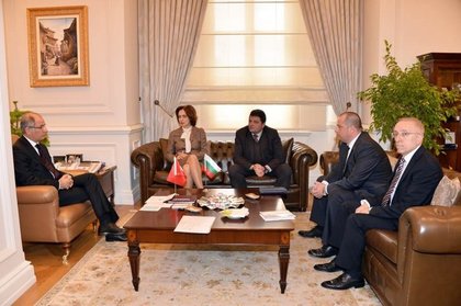 Meeting of Ambassador Nadezhda Neynsky with Mr. Efkan Ala, Minister of Interior of the Republic of Turkey