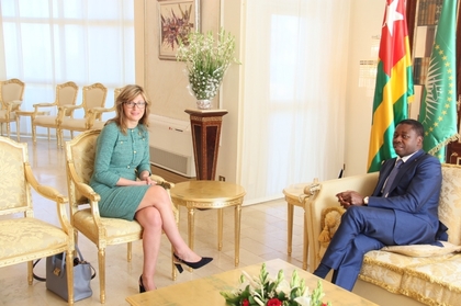 Ekaterina Zaharieva Meets the President of Togo