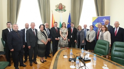 Deputy Prime Minister Zaharieva Receives a Delegation of the Constitutional Court of the Republic of Macedonia