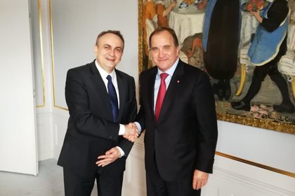Среща с шведския министър-председател Стефан Льофвен