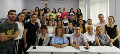 Лекция на посланик Иванова в университета „Шота Руставели“ в Батуми