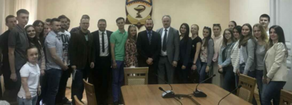 Лекция на посланик Спасов в Украйна