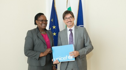 UNICEF’s Representative to Bulgaria Hands in her Letters of Accreditation