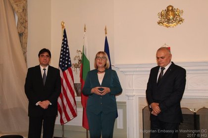 Minister of Justice and the Minister of Interior of the Republic of Bulgaria had a meeting at the Embassy with the Bulgarian community in Washington, DC