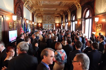 Over 250 guests gattered at the Library of Congress for Bulgarian National Day