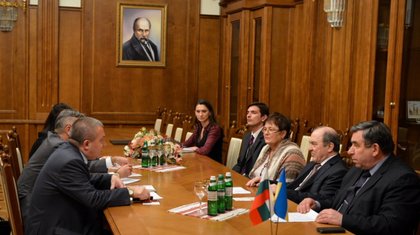Посланик Красимир Минчев се срещна с ректора на Киевския национален университет „Тарас Шевченко” акад. Леонид Губерский