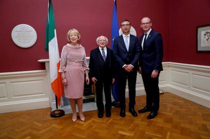 Ръководителят  на Посолството на Република България присъства на встъпването в длъжност на ирландския президент, Майкъл Хигинс 