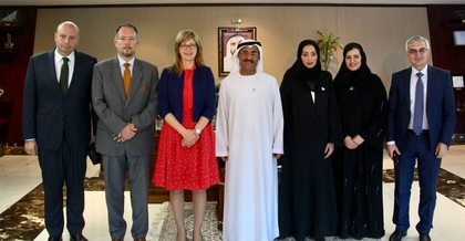 Ekaterina Zaharieva met with the Ministers of Justice and Infrastructure of the United Arab Emirates