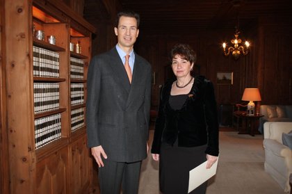 Посланик д-р Меглена Плугчиева връчи акредитивните си писма на Негова Светлост  престолонаследник, принц Алоис на Лихтенщайн