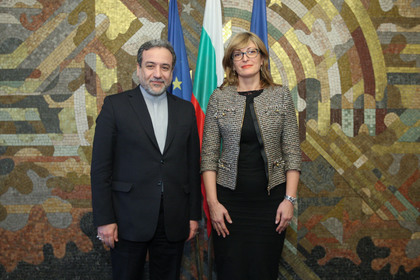 Minister Zaharieva receives Deputy Minister of Foreign Affairs of Iran