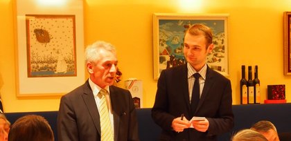 Японо-българската асоциация за приятелство организира вечеря, за да приветства посланик Георги Василев в Япония