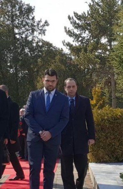 Заместник-министър Георгиев участва в церемония в Скопие в памет на президента Борис Трайковски